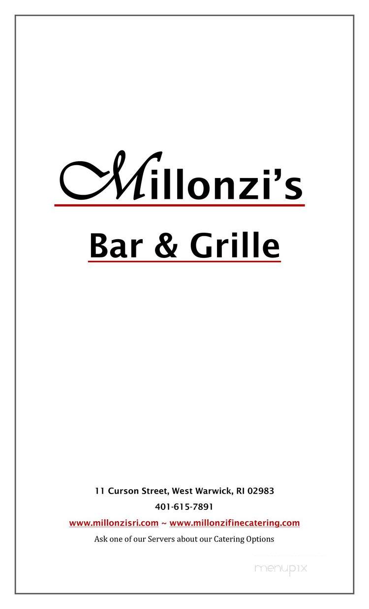 Millonzi's Bar Grille - West Warwick, RI