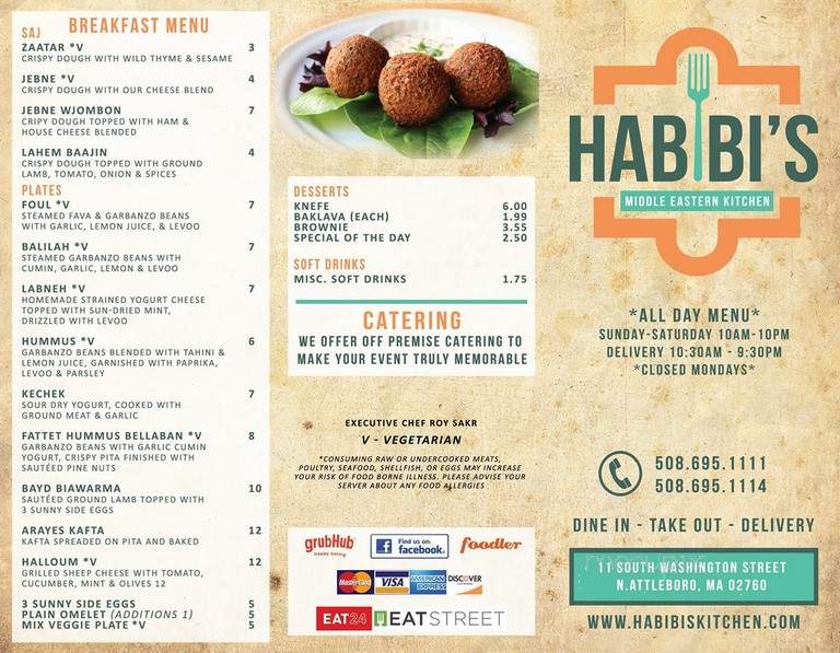 Habibi's Middle Eastern Kitchen - North Attleborough, MA
