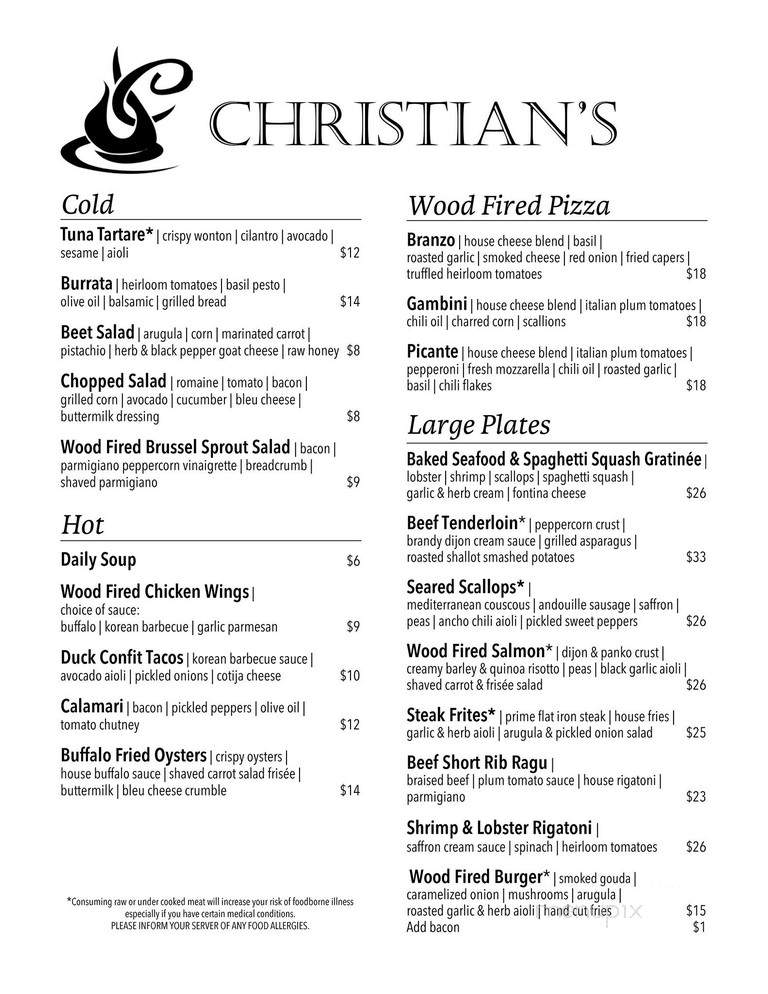 Christian's Wood Fired Grill - Bristol, RI
