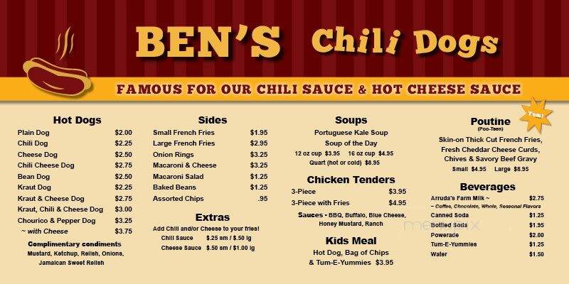 Ben's Chili Dogs - Newport, RI