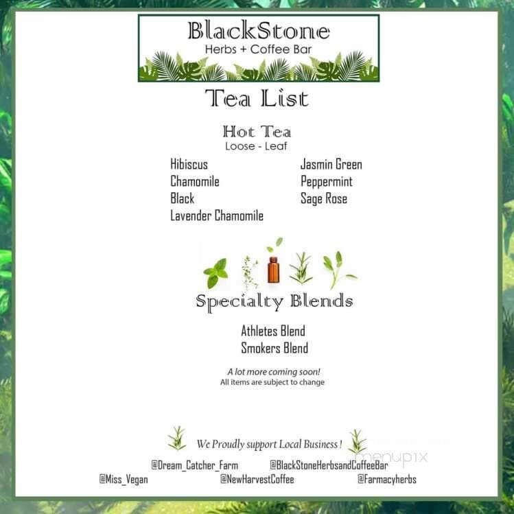 BlackStone Herbs and Coffee Bar - Coventry, RI